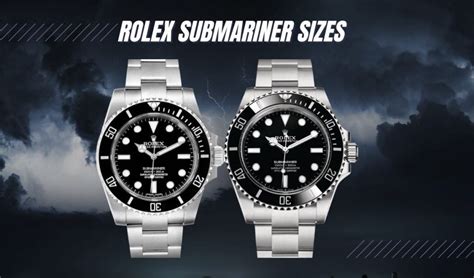 dimensioni nuovo rolex submariner|rolex submariner size chart.